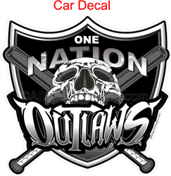 Car decals, magnets, wall decals and fundraising for Ohio Outlaws.